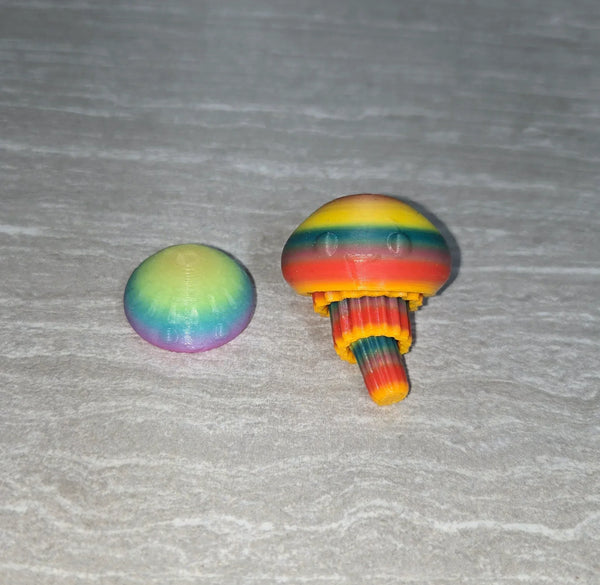 Jellyfish 3D printed articulated flexi toy by Cosmic 3D Creations