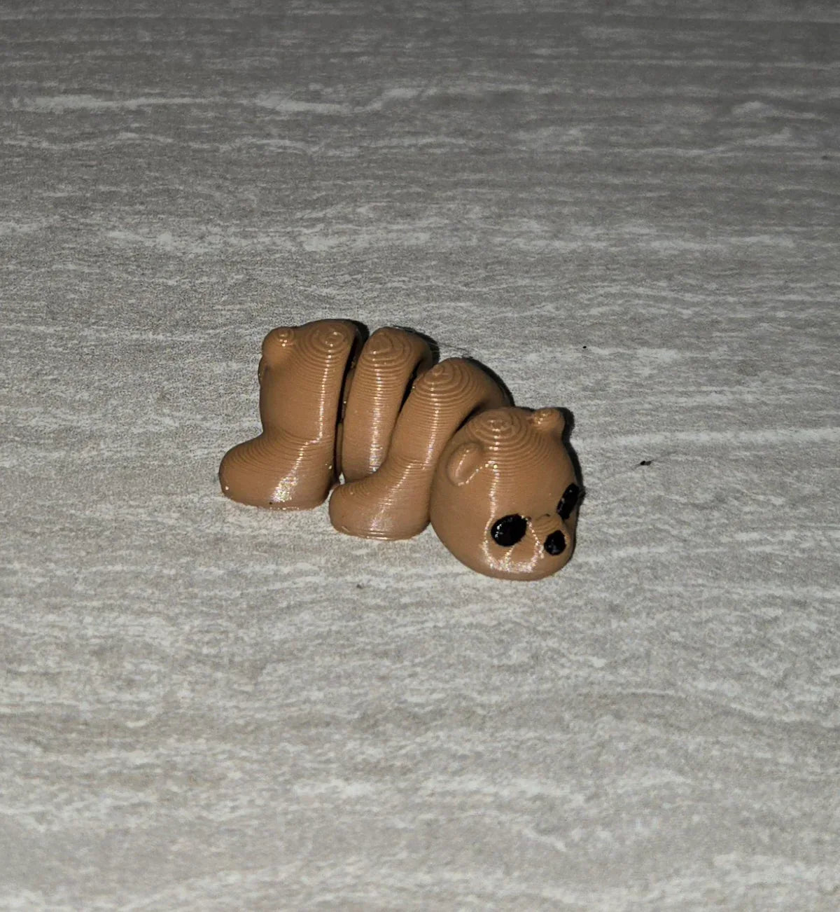 Bear 3D printed articulated flexi toy by Cosmic 3D Creations