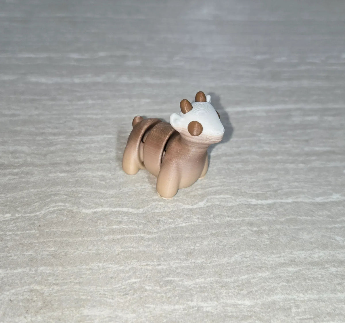 Goat 3D printed articulated flexi toy by Cosmic 3D Creations