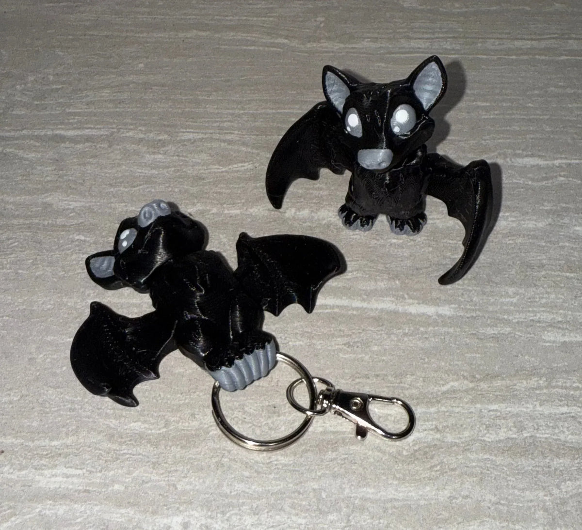 Fruit Bat 3D printed flexi toy - view 2