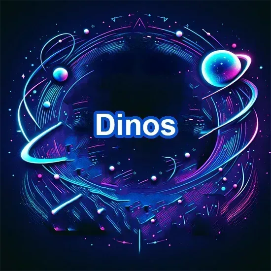 Dinos - Cosmic 3d Creations collection of 3D printed flexi toys