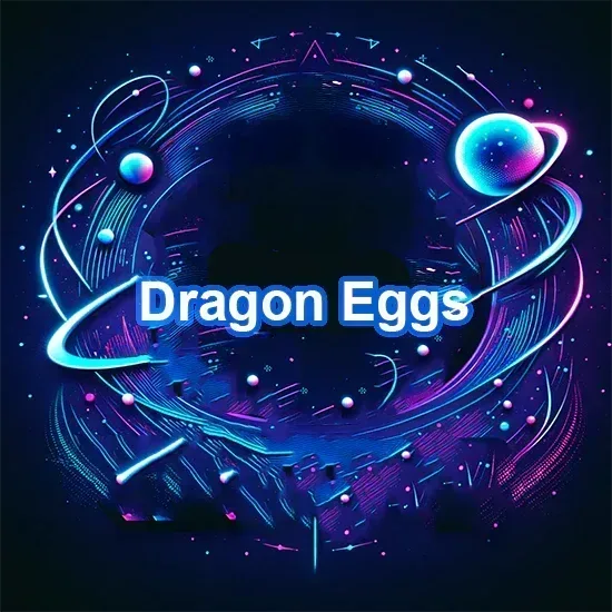 Dragon Eggs - Cosmic 3d Creations collection of 3D printed flexi toys