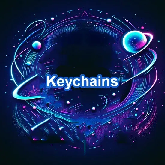 Keychains - Cosmic 3d Creations collection of 3D printed flexi toys