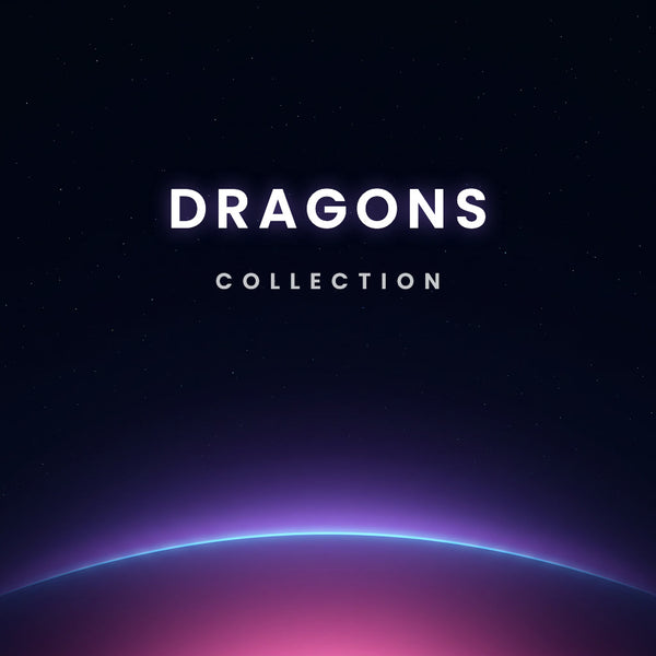 Dragons collection collection of 3D printed flexi toys