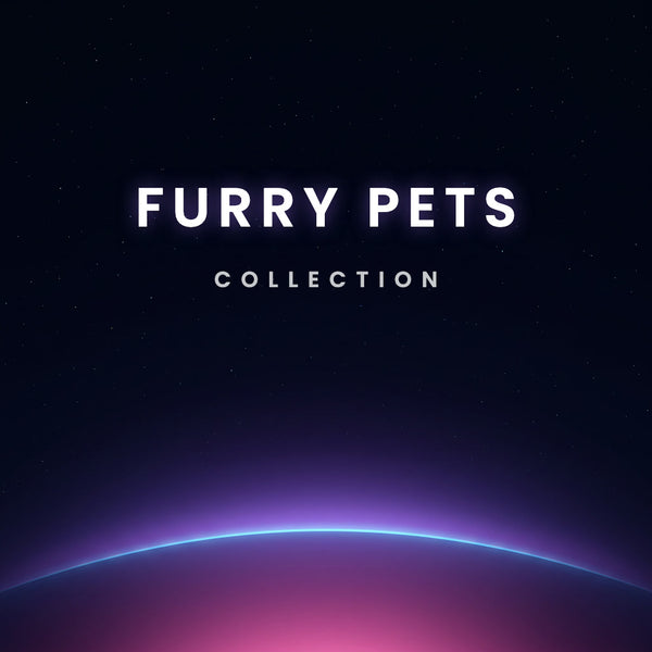 Furry Pets collection collection of 3D printed flexi toys