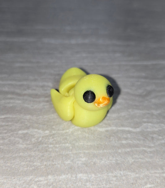 3d Printed Duck | Articulating Figurine | Flexi Animal