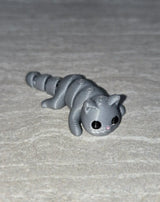 Cat 3D printed articulated flexi toy by Cosmic 3D Creations