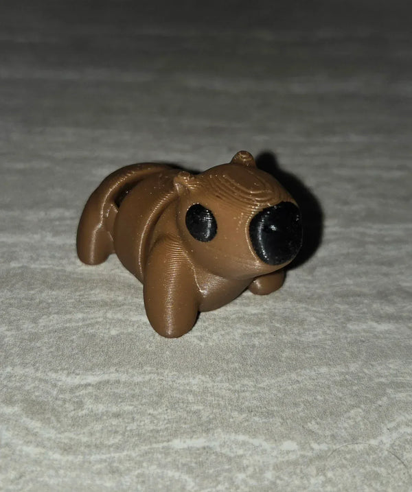 Capybara 3D printed articulated flexi toy by Cosmic 3D Creations