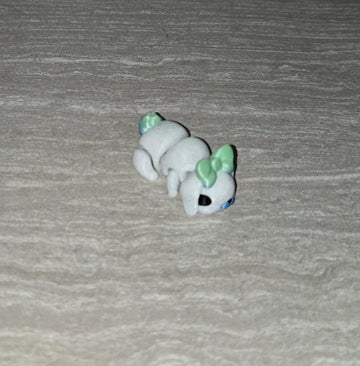 3d Printed Bow Bunny | Articulating Figurine | Flexi Animal - Cosmic 3d Creations
