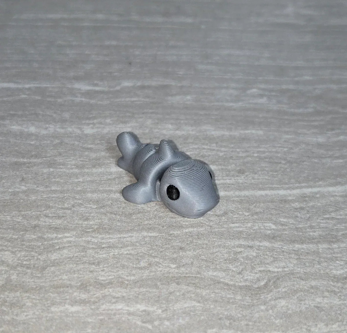 Shark 3D printed articulated flexi toy by Cosmic 3D Creations