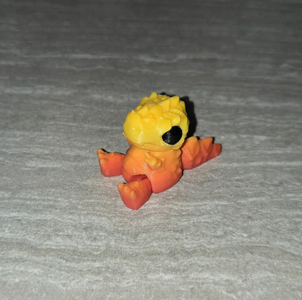 Angry T-Rex 3D printed articulated flexi toy by Cosmic 3D Creations