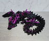 Lunar Dragon 3D printed articulated flexi toy by Cosmic 3D Creations