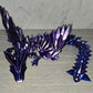 3d Printed Winged Crystal Dragon | Articulating Figurine | Flexi Animal