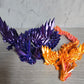 3d Printed Winged Crystal Dragon | Articulating Figurine | Flexi Animal