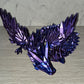 3d Printed Winged Crystal Dragon | Articulating Figurine | Flexi Animal