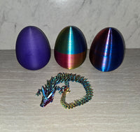 3d Printed Dragon Egg | Articulating Figurine | Flexi Animal