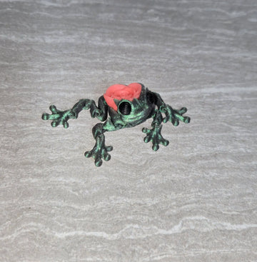3d Printed Rose Frog | Articulating Figurine | Flexi Animal - Cosmic 3d Creations