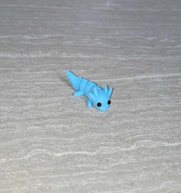 Axolotl 3D printed articulated flexi toy by Cosmic 3D Creations