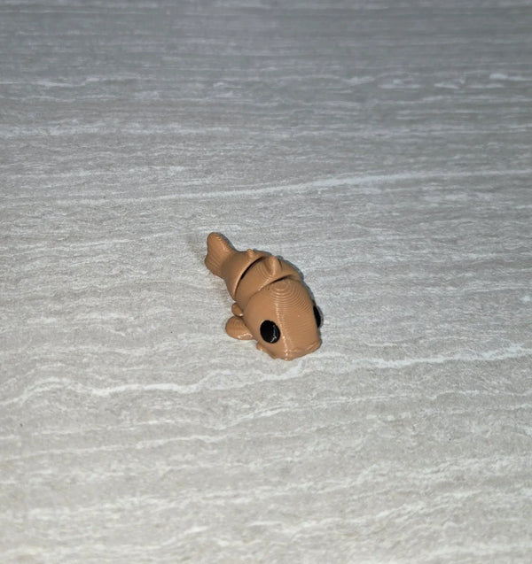 Catfish 3D printed articulated flexi toy by Cosmic 3D Creations