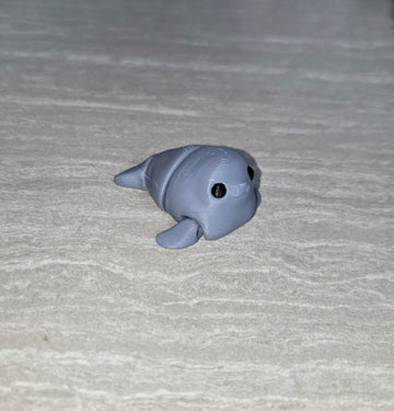3d Printed Chubby Seal | Articulating Figurine | Flexi Animal - Cosmic 3d Creations