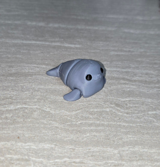 3d Printed Chubby Seal | Articulating Figurine | Flexi Animal