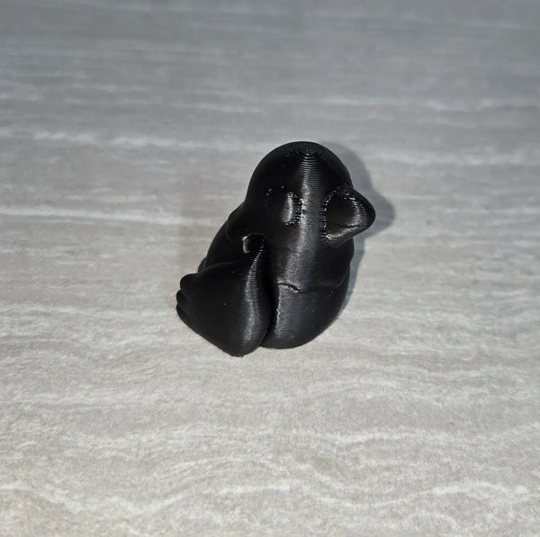 Crow 3D printed articulated flexi toy by Cosmic 3D Creations