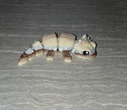 3d Printed Mini Bearded Dragon | Articulating Figurine | Flexi Animal