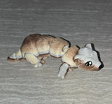 Mini Ferret 3D printed articulated flexi toy by Cosmic 3D Creations