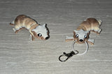 Mini Ferret 3D printed flexi toy - view 2