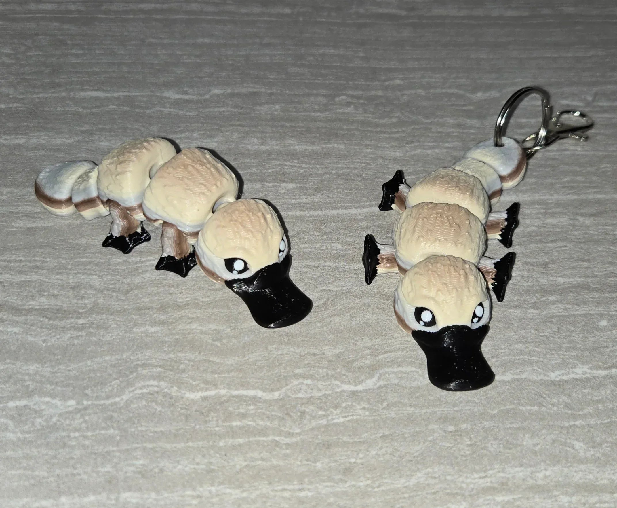 3d Printed Mini Platypus | Articulating Figurine | Flexi Animal - Cosmic 3d Creations