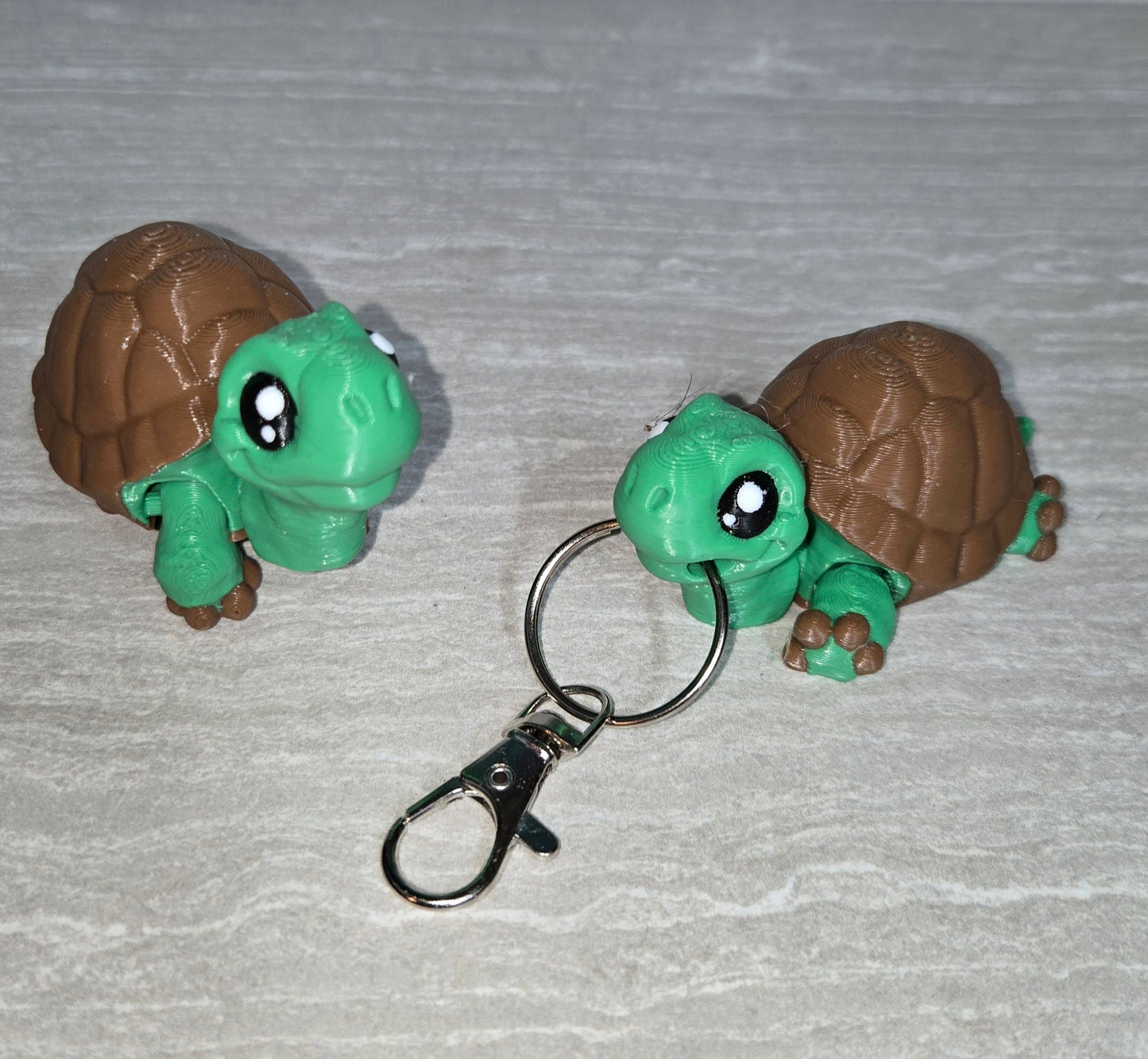 3d Printed Mini Turtle | Articulating Figurine | Flexi Animal