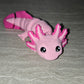 3d Printed Mini Axolotl | Articulating Figurine | Flexi