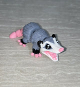 Opossum 3D printed articulated flexi toy by Cosmic 3D Creations