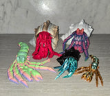 Hermit Crabs 3D printed flexi toy - view 2