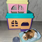3d Printed Guinea Pig w/House | Articulating Figurine | Flexi Animal