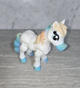 Pony 3D printed articulated flexi toy by Cosmic 3D Creations