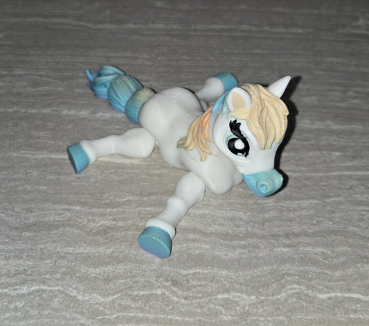 3d Printed Pony | Articulating Figurine | Flexi Animal