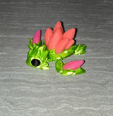 Crystal Turtle 3D printed flexi toy - view 2