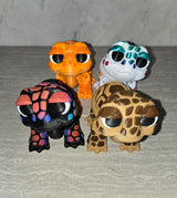 Happy Turtle 3D printed articulated flexi toy by Cosmic 3D Creations