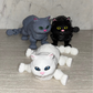 3d Printed Chubby Cat | Articulating Figurine | Flexi Animal