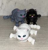 Chubby Cat 3D printed flexi toy - view 2