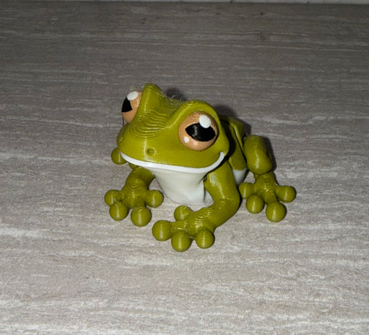 3d Printed Tree Frog| Articulating Figurine | Flexi