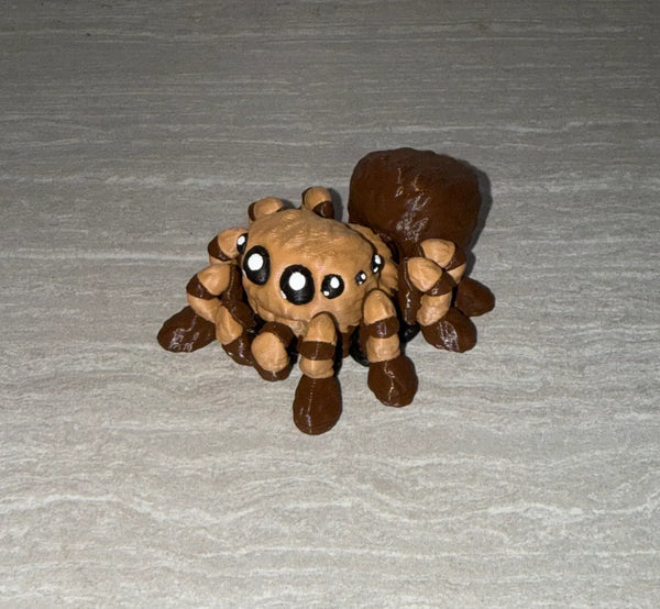 Tarantula 3D printed articulated flexi toy by Cosmic 3D Creations