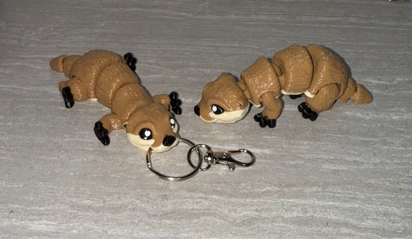 3d Printed Otter | Articulating Figurine | Flexi