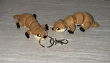 Otter 3D printed flexi toy - view 2