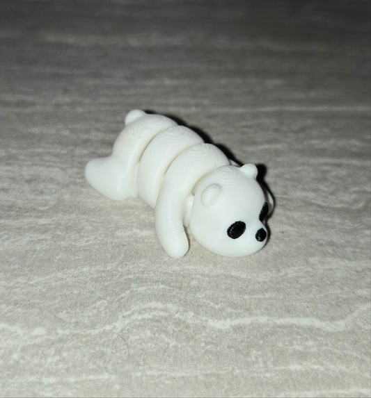3d Printed Polar Bear | Articulating Figurine | Flexi Animal