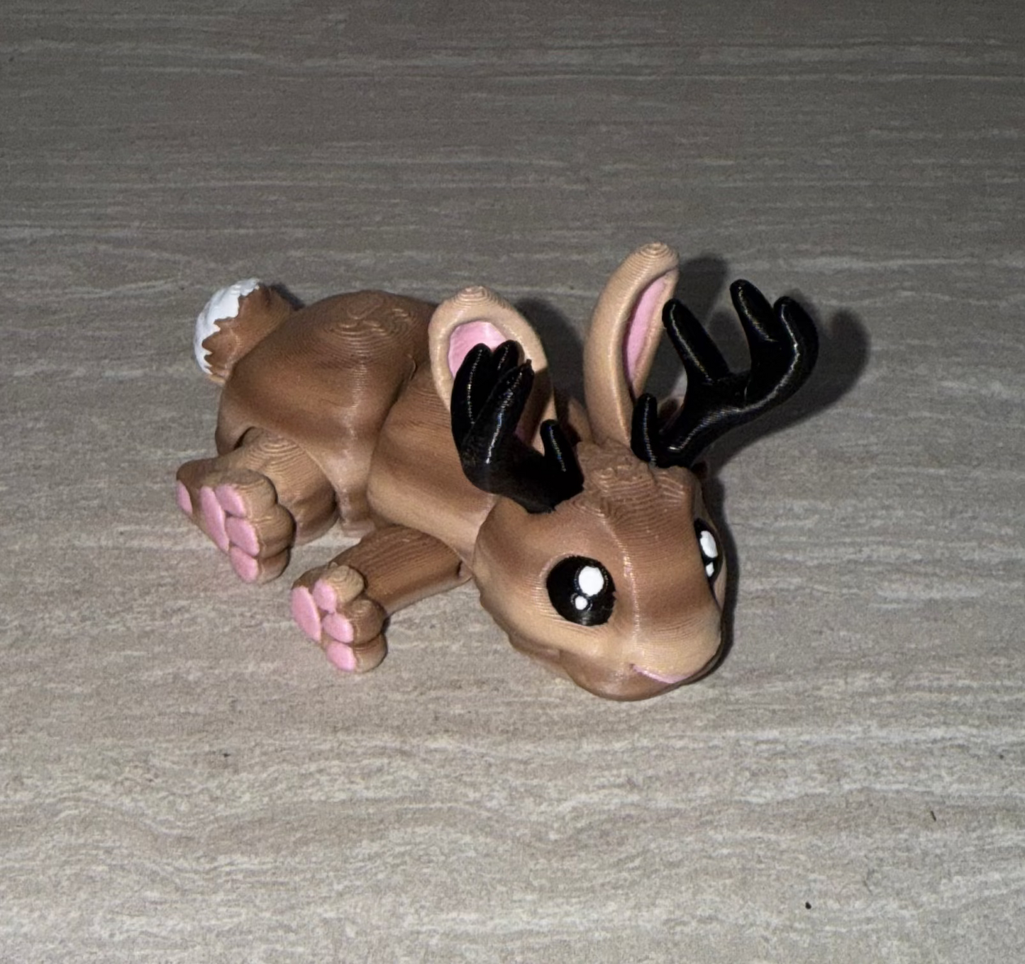 3d Printed Jackalope | Articulating Figurine | Flexi