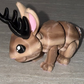 3d Printed Jackalope | Articulating Figurine | Flexi