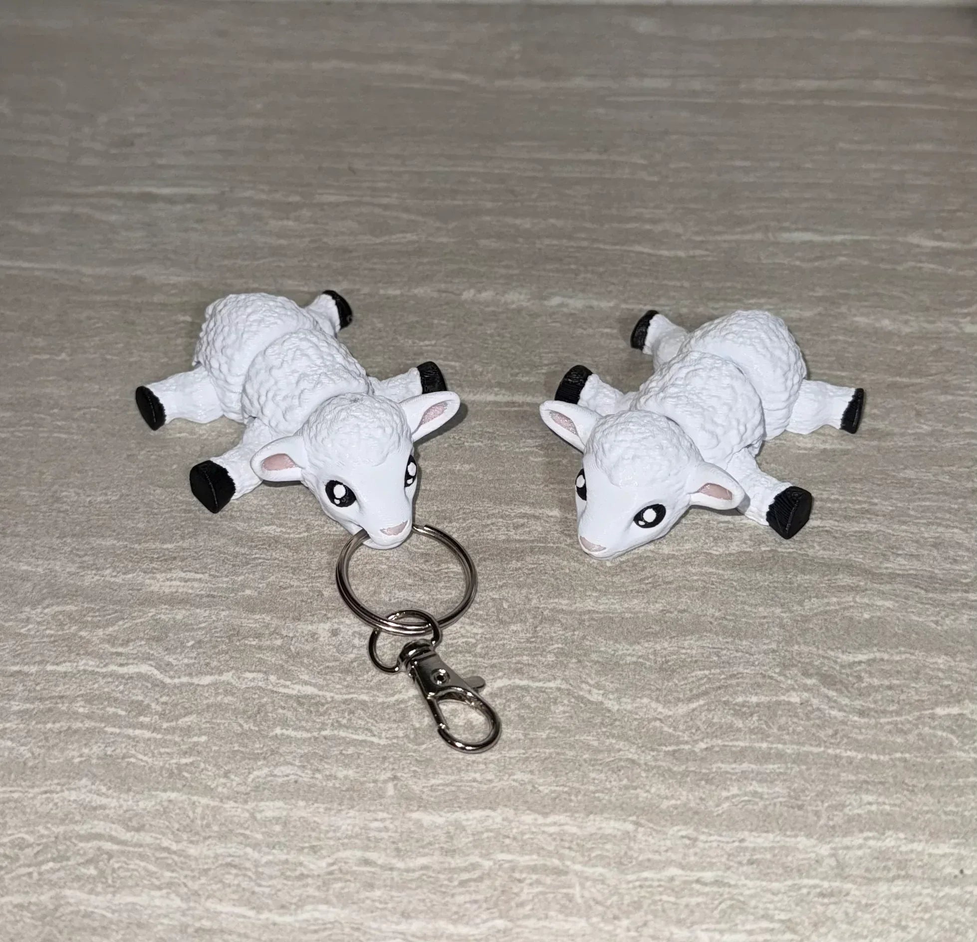 3d Printed Sheep | Articulating Figurine | Flexi - Cosmic 3d Creations