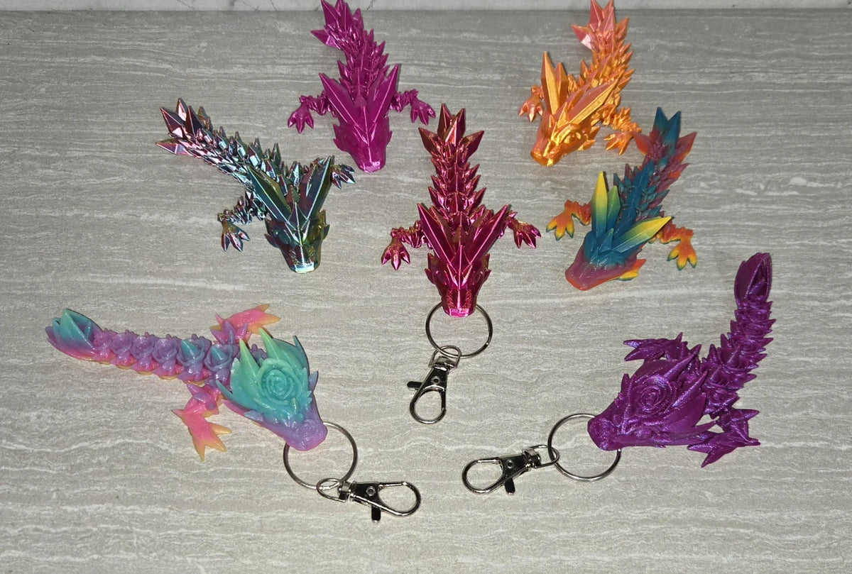 Tadling 3D printed flexi toy - view 2